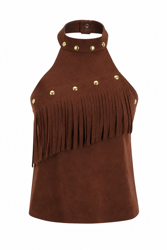Mocha Halter Top